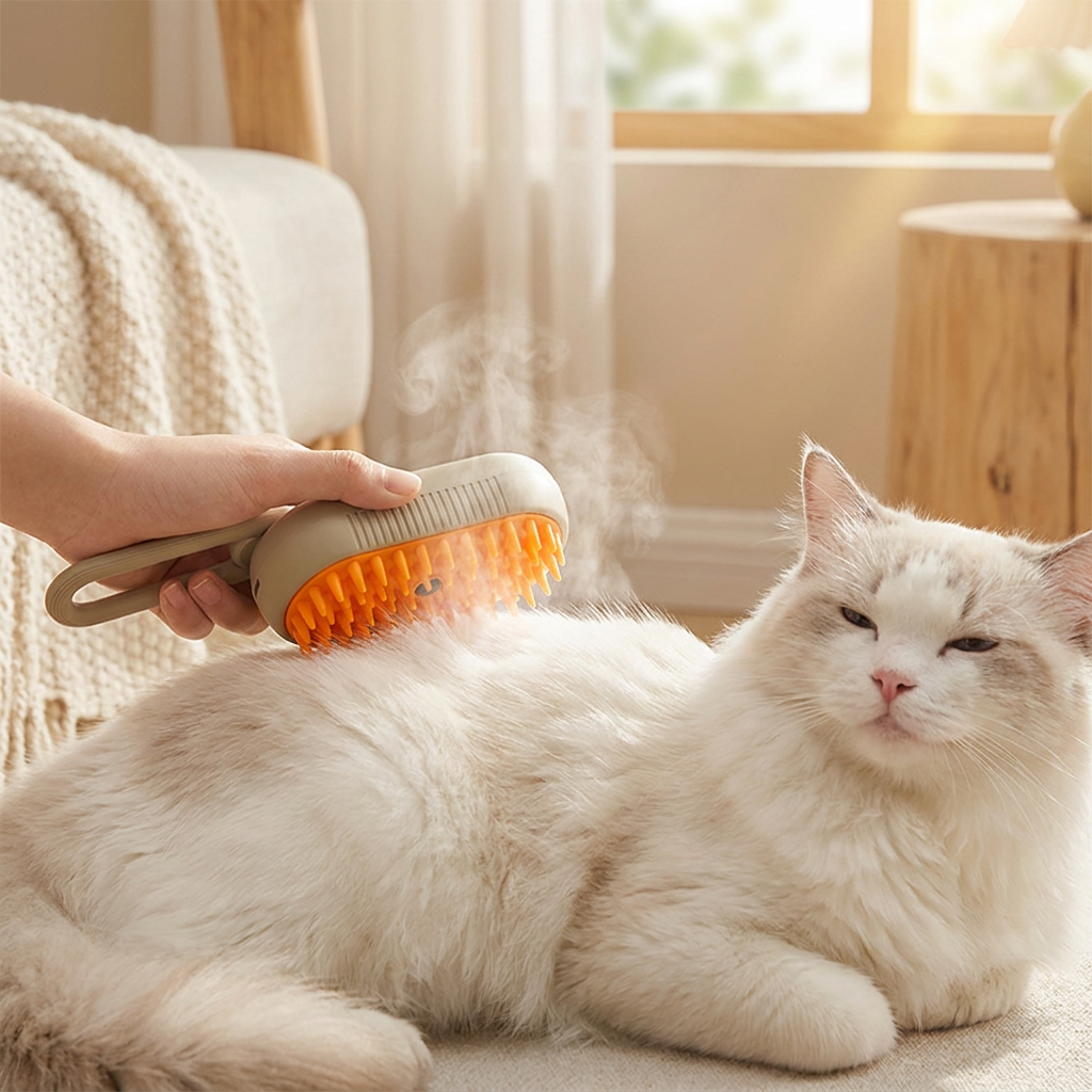 Cat Steam Massage Brush